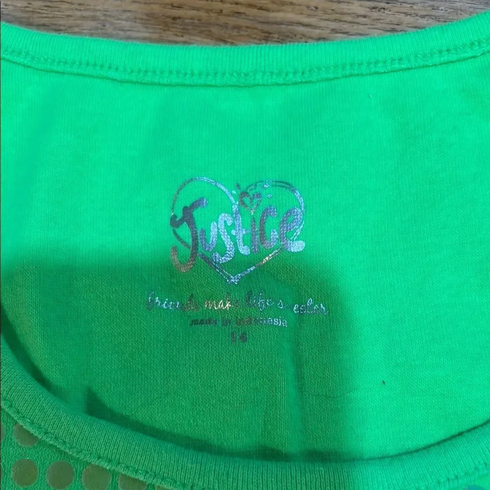 5/$20 BUNDLE 🎈 Girls size 14 Sleeveless Tops Set - Green and Navy box 5